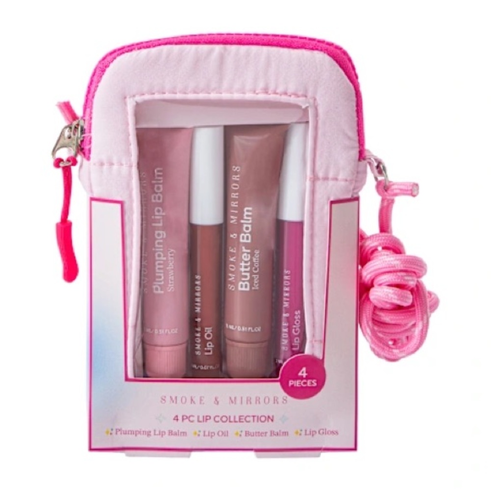 Smoke & Mirrors Lip Collection Set - Pink and Brown Shades